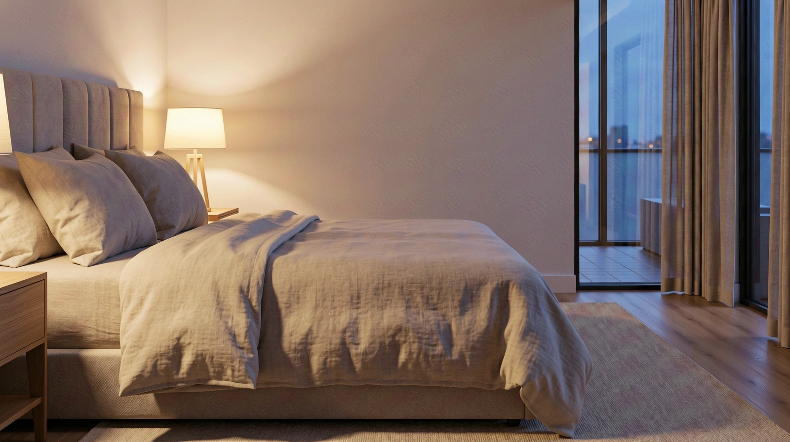 Ruhige Schlafumgebung